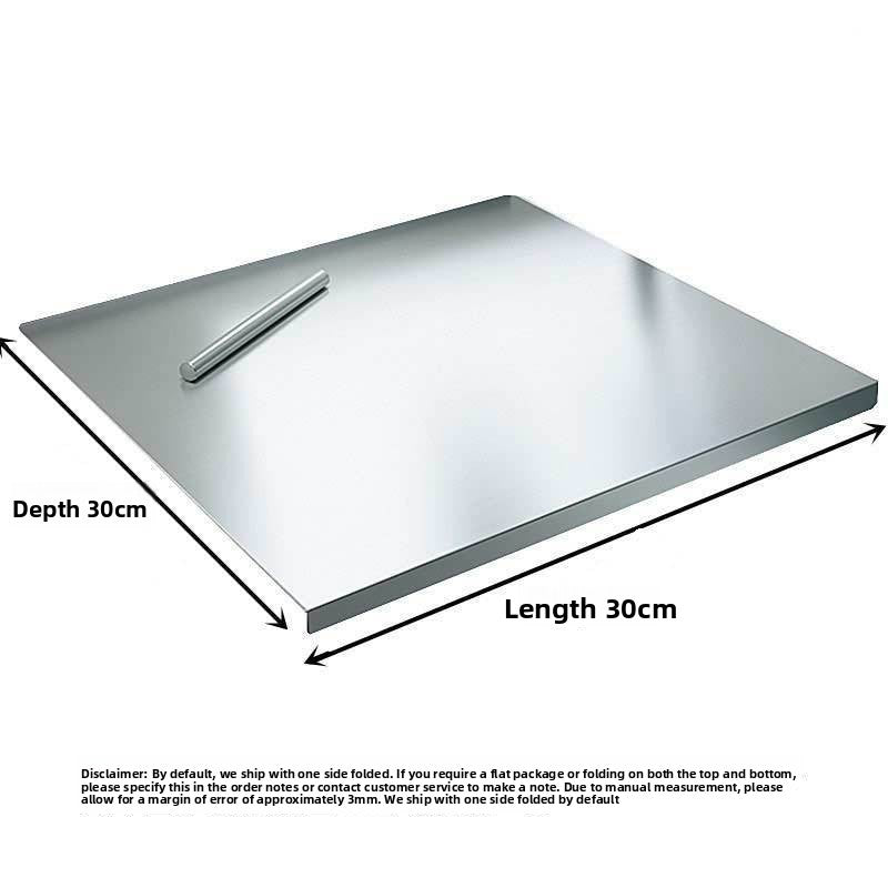 Household stainless steel folding chopping board