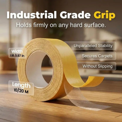 Heavy-Duty Double-Sided Tape – Extra-Strong Adhesive for Home & DIY, 1.18" × 66 FT - Hibrilium
