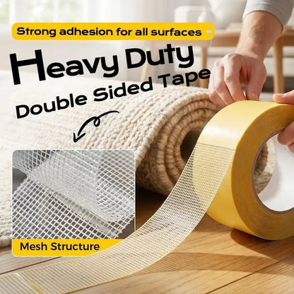 Heavy-Duty Double-Sided Tape – Extra-Strong Adhesive for Home & DIY, 1.18" × 66 FT - Hibrilium
