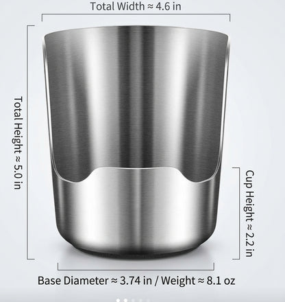 2 in 1 stainless steel spoon lid holder - Hibrilium