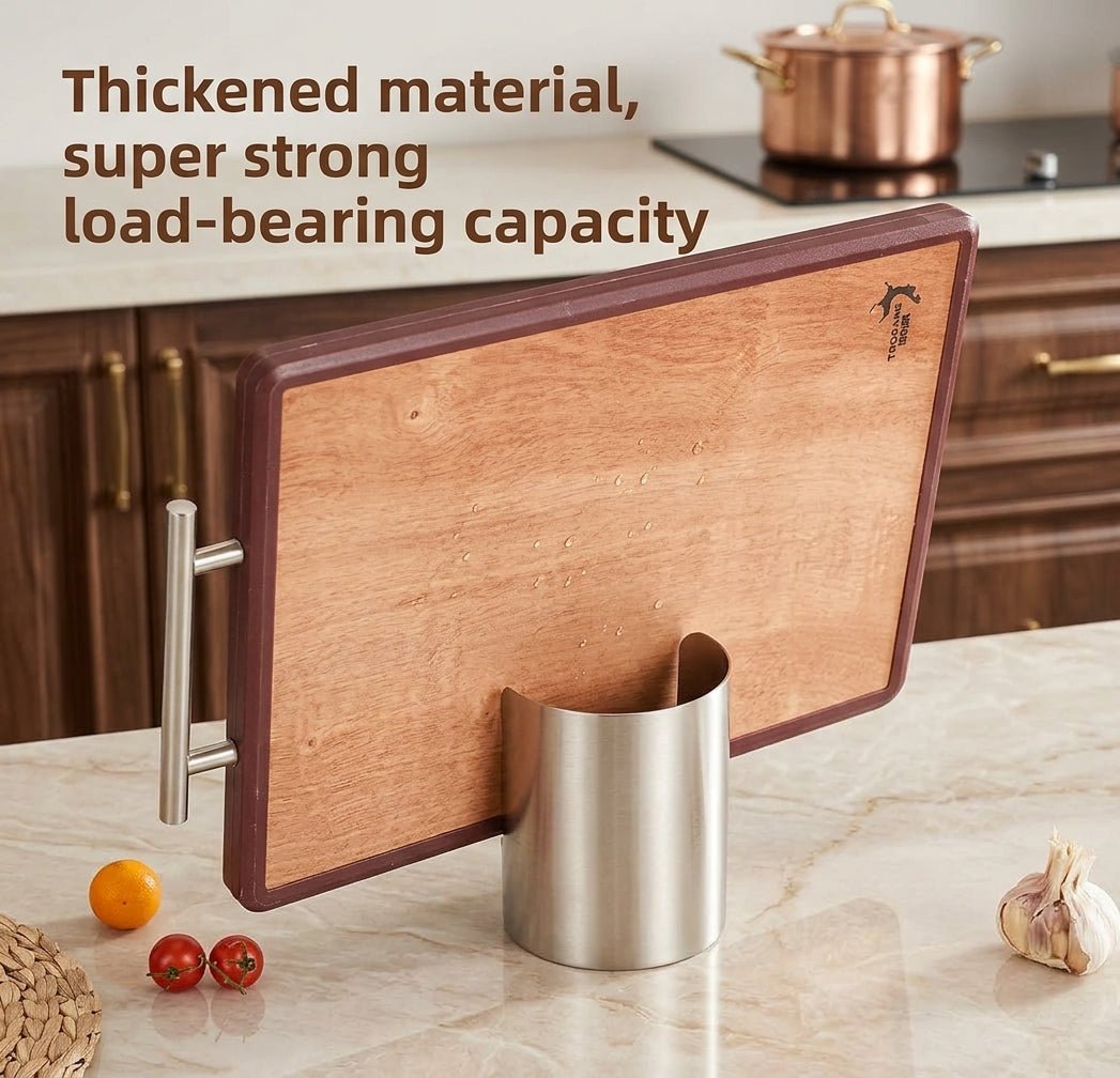 2 in 1 stainless steel spoon lid holder - Hibrilium