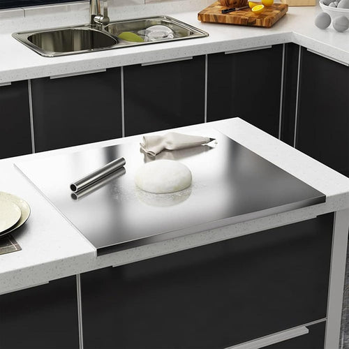 Household stainless steel folding chopping board